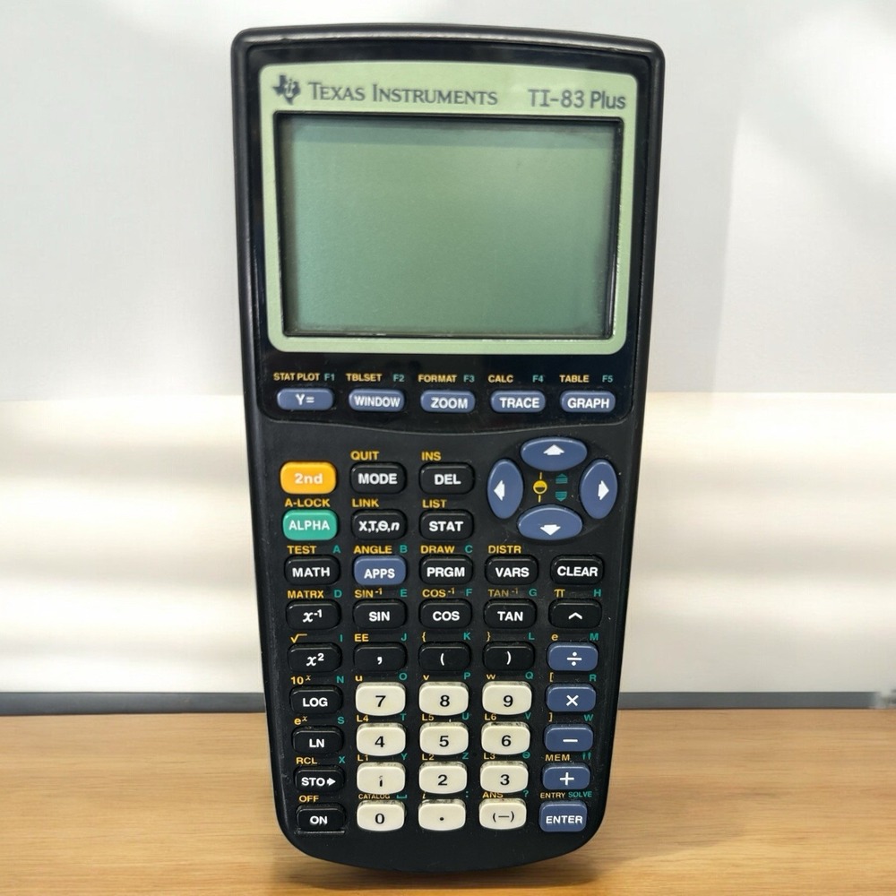 Texas Instruments TI-83 Plus Graphing Calculator – Works Great, Painted Case